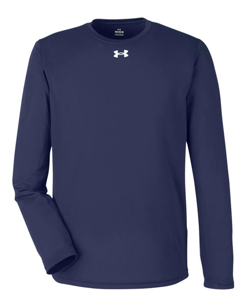 Men's Team Tech™ Long Sleeve T-Shirt - Midnight Navy/ White Front