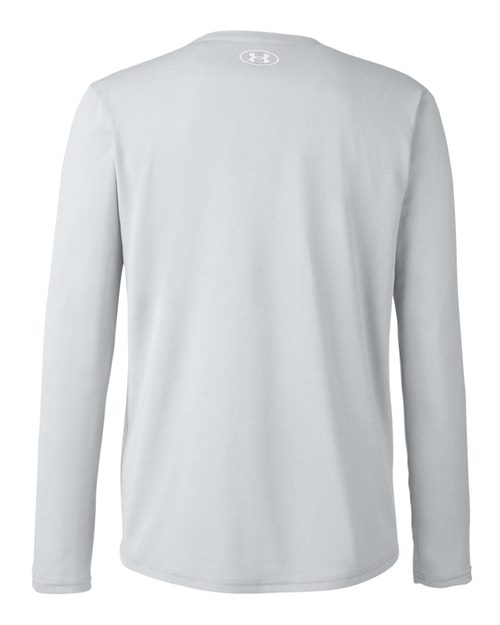 Men's Team Tech™ Long Sleeve T-Shirt - Mod Grey Light Heather/ White Back