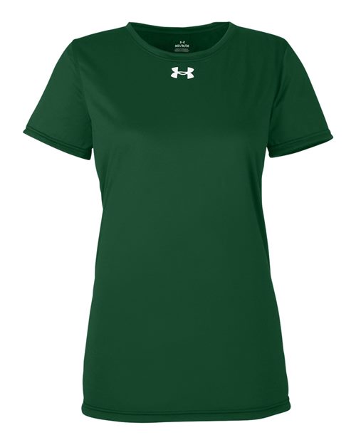 Women's Team Tech™ T-Shirt - Forest Green/ White Front