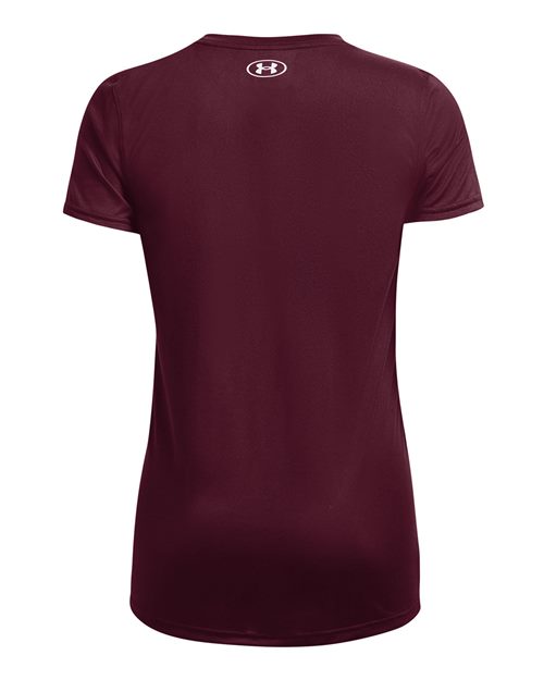 Women's Team Tech™ T-Shirt - Maroon/ White Back