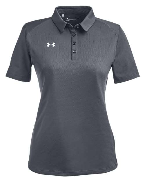 Women's Tech™ Polo - CS Grey Light Heather/ White Front