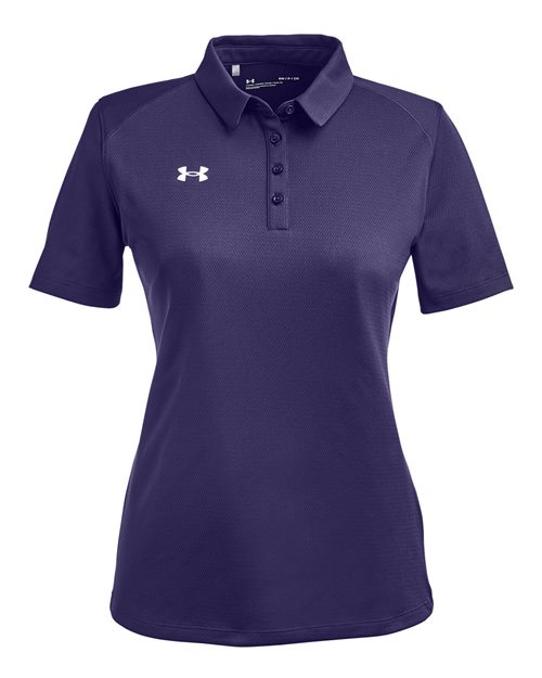 Women's Tech™ Polo - Purple/ White Front
