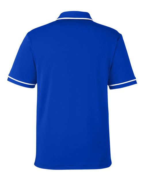 Men's Tipped Teams Performance Polo - Royal/ White Back