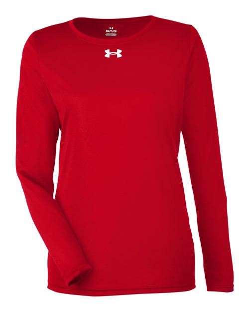 Women's Team Tech™ Long Sleeve T-Shirt - Red/ White Front