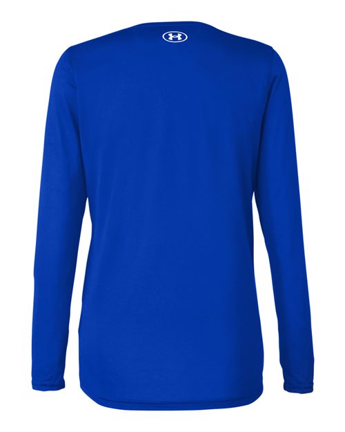 Women's Team Tech™ Long Sleeve T-Shirt - Royal/ White Back