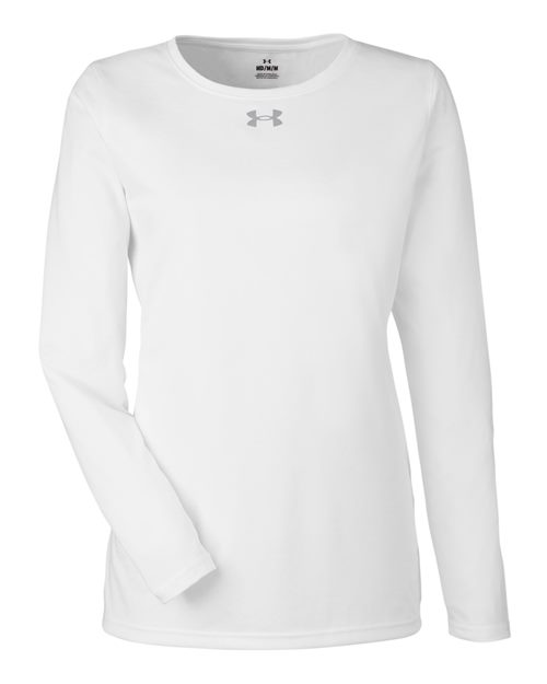 Women's Team Tech™ Long Sleeve T-Shirt - White/ Mod Grey Front