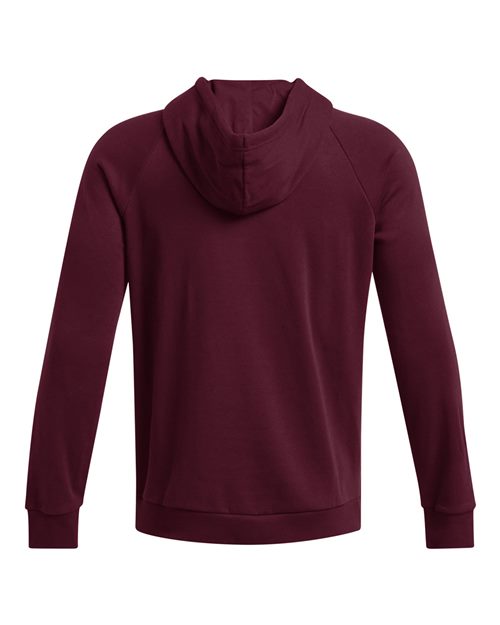 Men's Rival Fleece Hooded Sweatshirt - Maroon/ White Back