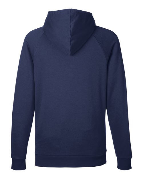 Men's Rival Fleece Hooded Sweatshirt - Midnight Navy/ White Back