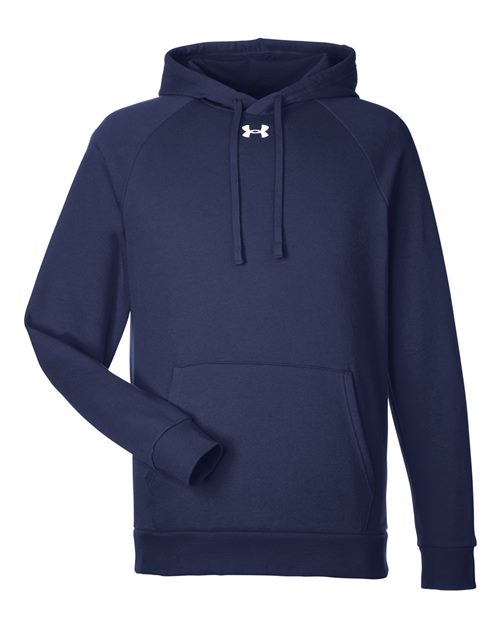 Men's Rival Fleece Hooded Sweatshirt - Midnight Navy/ White Front