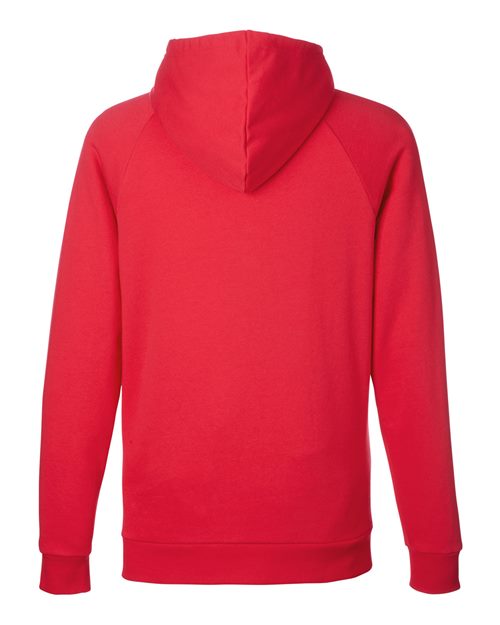Men's Rival Fleece Hooded Sweatshirt - Red/ White Back