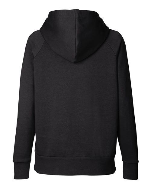 Women's Rival Fleece Hooded Sweatshirt - Black/ White Back