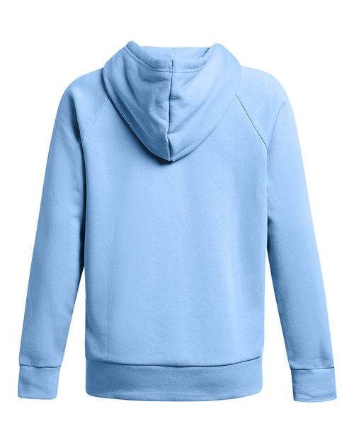 Women's Rival Fleece Hooded Sweatshirt - Carolina Blue/ White Back