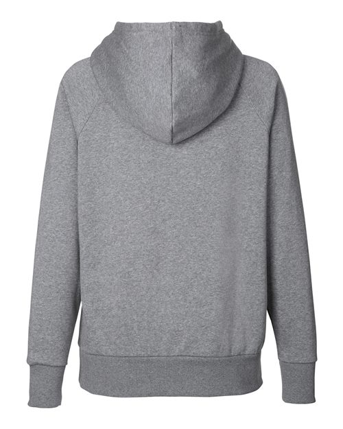 Women's Rival Fleece Hooded Sweatshirt - Castlerock Grey Light Heather/ Black Back