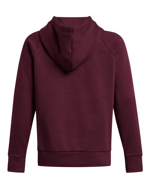 Women's Rival Fleece Hooded Sweatshirt - Maroon/ White Back