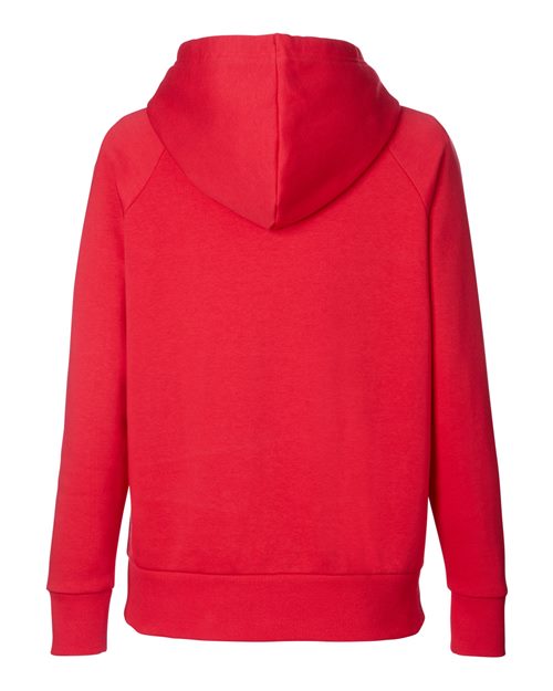 Women's Rival Fleece Hooded Sweatshirt - Red/ White Back