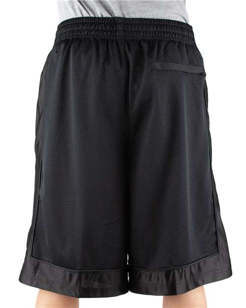 Unisex Mesh Shorts - Black Back