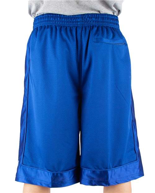 Unisex Mesh Shorts - Royal Back