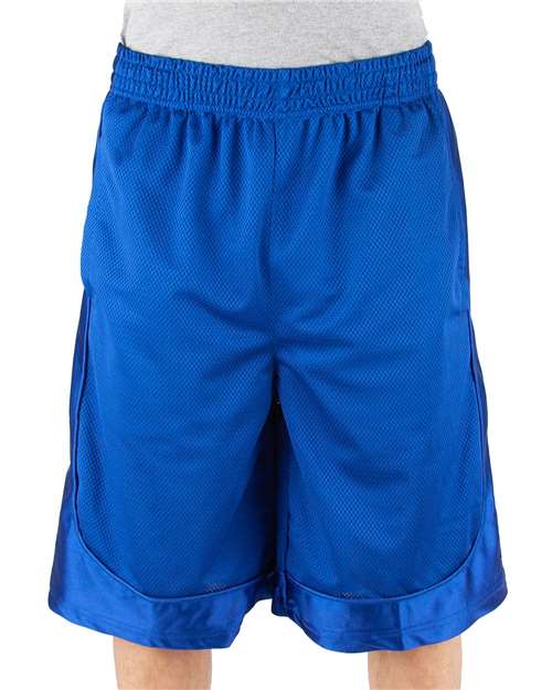 Unisex Mesh Shorts - Royal Front