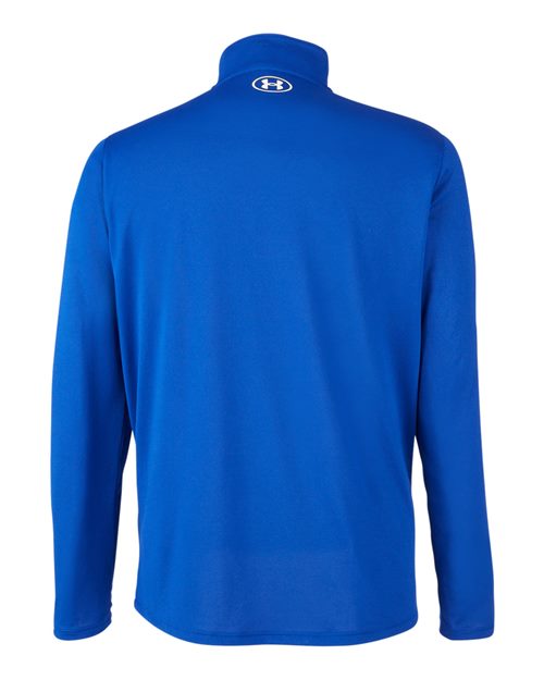 Men's Team Tech™ Quarter-Zip Pullover - Royal/ White Back