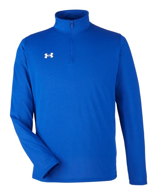 Men's Team Tech™ Quarter-Zip Pullover - Royal/ White Front