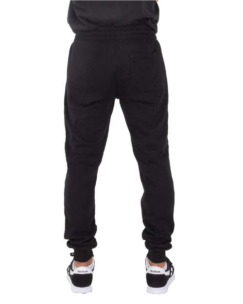 Unisex Fleece Joggers - Black Back