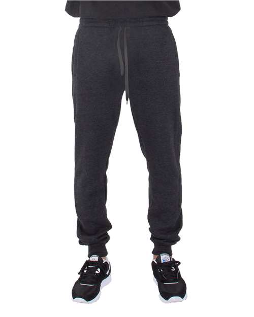 Unisex Fleece Joggers - Navy Front