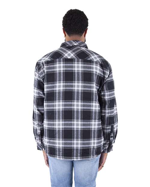 Unisex Plaid Jacket - Black Back