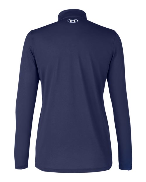 Women's Team Tech™ Half-Zip Pullover - Midnight Navy/ White Back