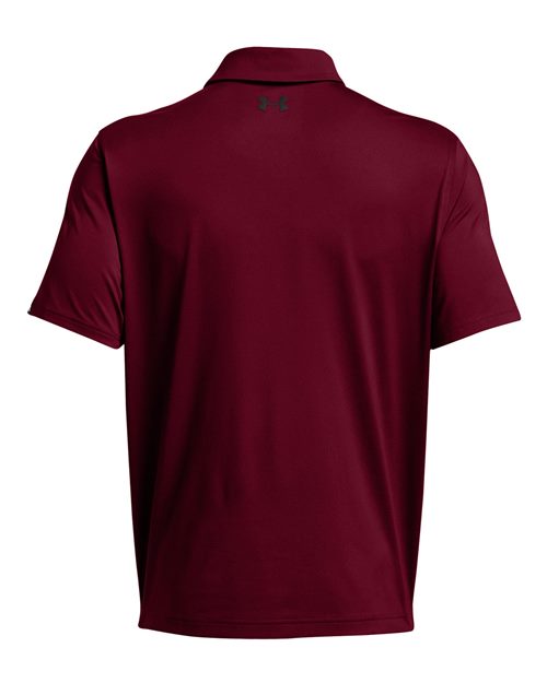 Men's Recycled Polo - Cardinal/ White Back