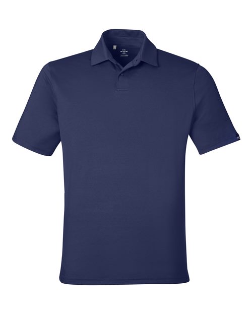 Men's Recycled Polo - Midnight Navy/ White Front