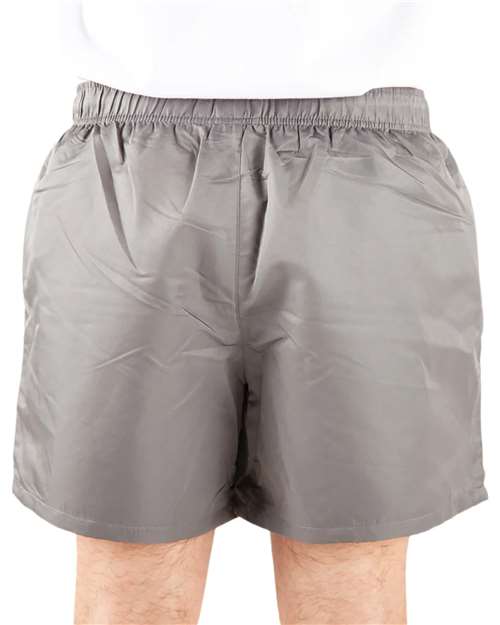 Unisex Poly Running Shorts - Dark Grey Back
