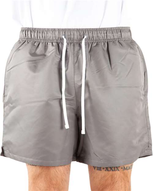 Unisex Poly Running Shorts - Dark Grey Front