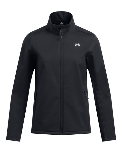 Women's ColdGear® Infrared Shield 2.0 Jacket - Black/ White Front