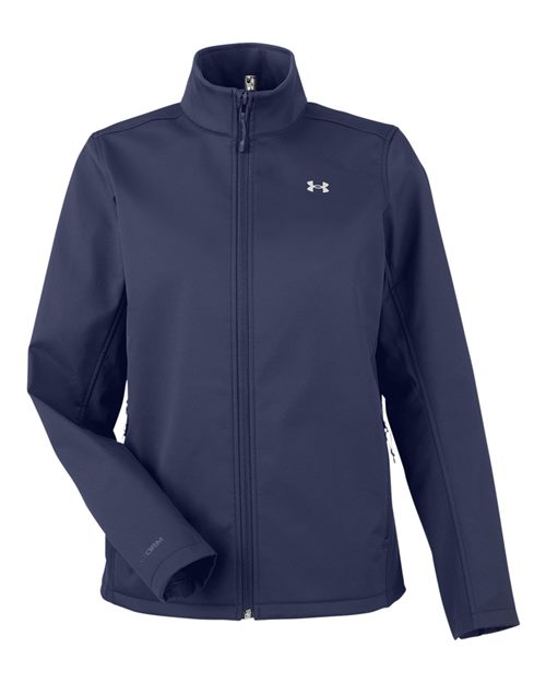 Women's ColdGear® Infrared Shield 2.0 Jacket - Midnight Navy/ White Front