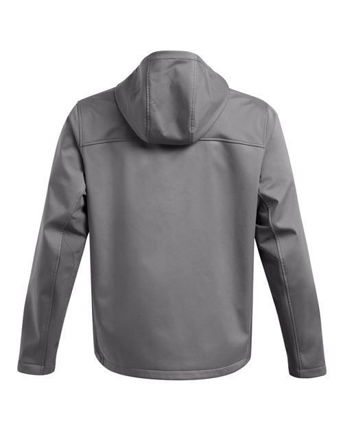 Men's ColdGear® Infrared Shield 2.0 Hooded Jacket - Castlerock/ Coastal Back