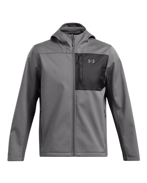 Men's ColdGear® Infrared Shield 2.0 Hooded Jacket - Castlerock/ Coastal Front