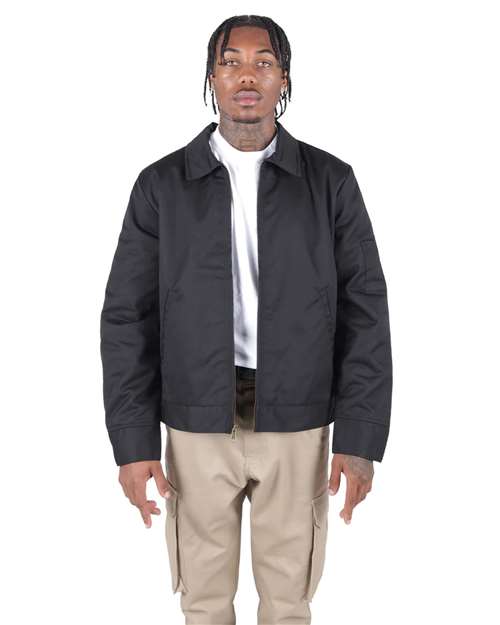 Unisex Mechanic Jacket - Black Front