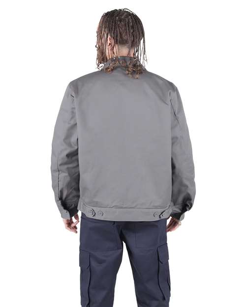 Unisex Mechanic Jacket - Dark Grey Back