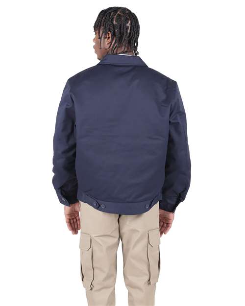 Unisex Mechanic Jacket - Navy Back