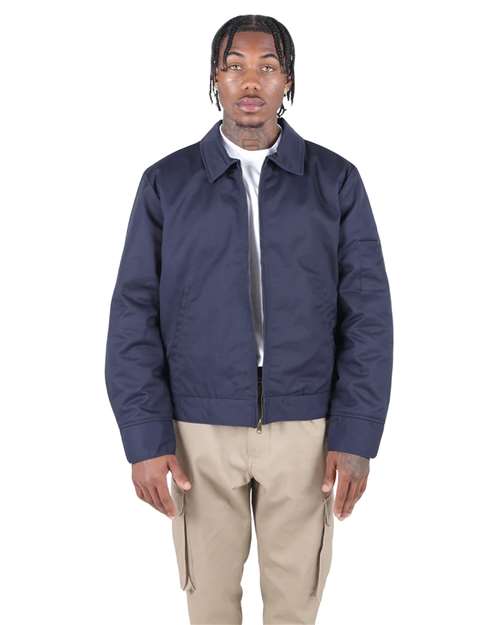 Unisex Mechanic Jacket - Navy Front