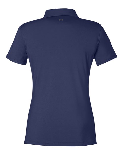Women's Recycled Polo - Midnight Navy/ White Back