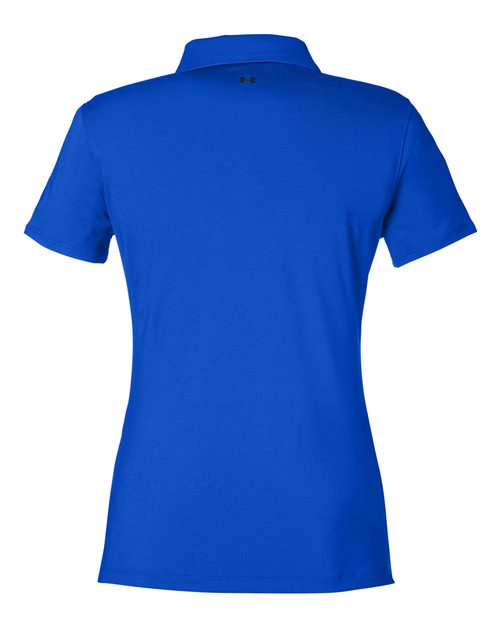 Women's Recycled Polo - Royal/ White Back