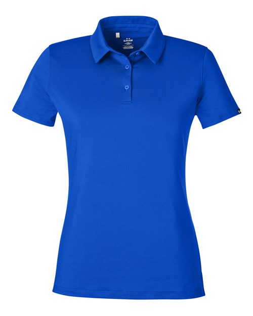 Women's Recycled Polo - Royal/ White Front