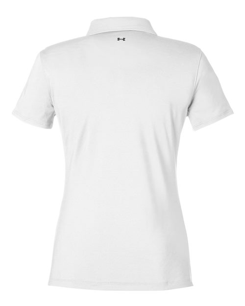 Women's Recycled Polo - White/ White Back