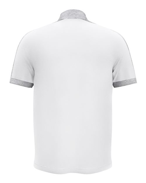 Men's Trophy Level Polo - White/ Mod Grey Back