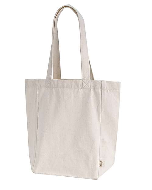 Reclaimist Fiber Bookish Tote - Natural Front