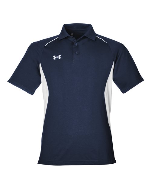 Men's Title Polo 2.0 - Midnight Navy/ White Front
