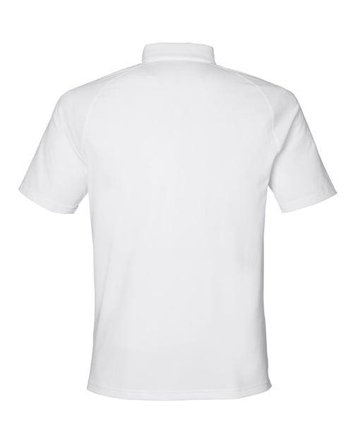 Men's Title Polo 2.0 - White/ Mod Grey Back