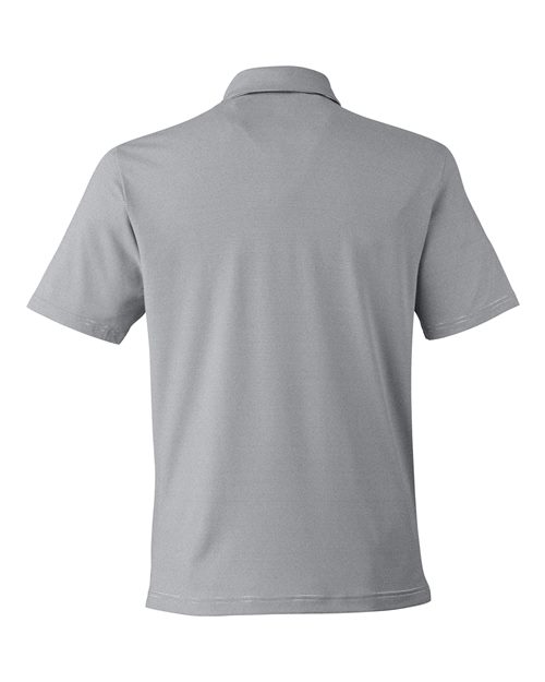 Men's Destin Drive Striped Performance Polo - Mod Grey/ White Back