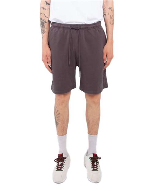 Unisex Garment-Dyed Fleece Shorts - Shadow Front